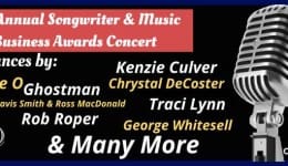 4th Annual Songwriter and Music Business Awards Concert (FREE)