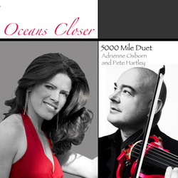 The cover of a jazz album I did across the ocean with violinist Pete Hartley, who is still a good friend to this day.